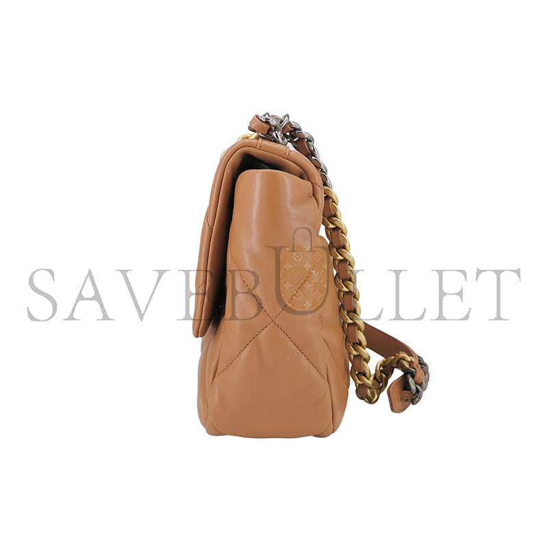 CHANEL MASTER 19 MEDIUM FLAP BAG LAMBSKIN 551085 (30*20*10cm)